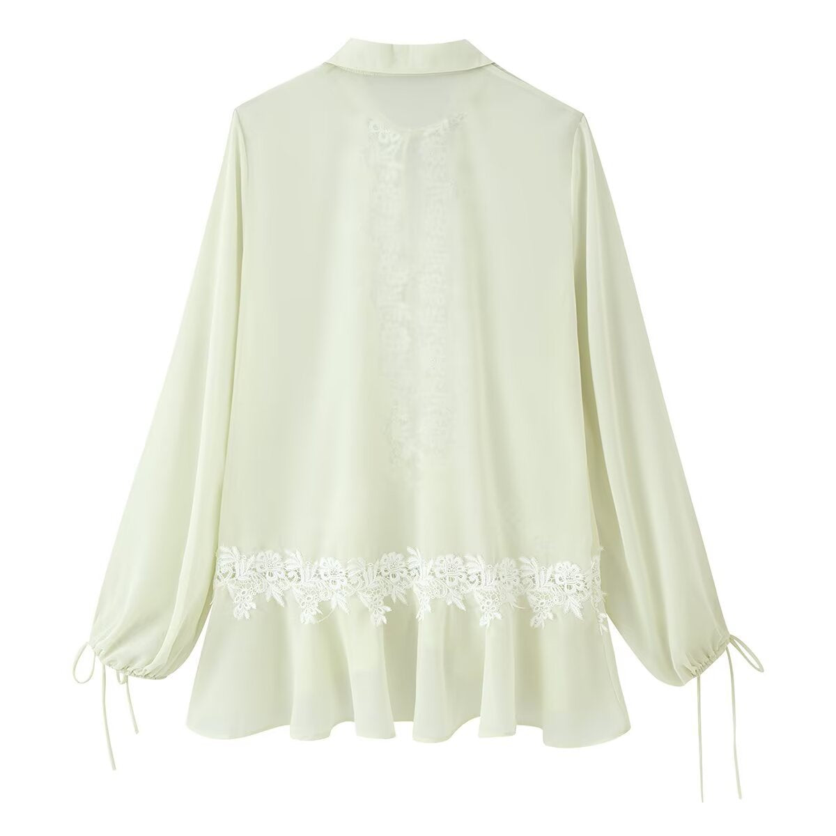 Lace V-Neck Blouse