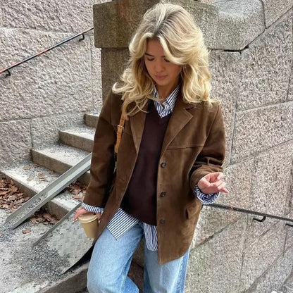 Retro Button-Front Jacket