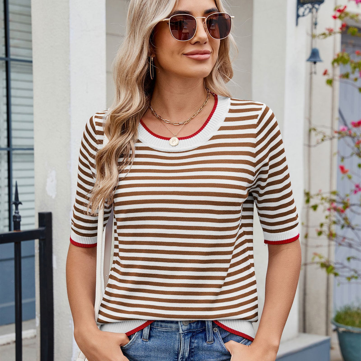 Striped Short-Sleeve Tee