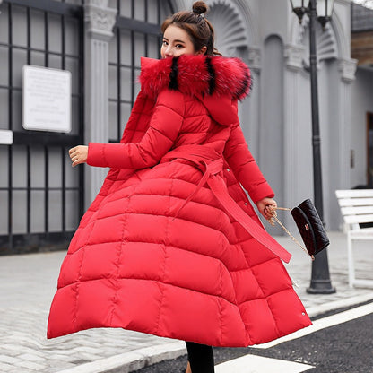 Long Hooded Padded Coat
