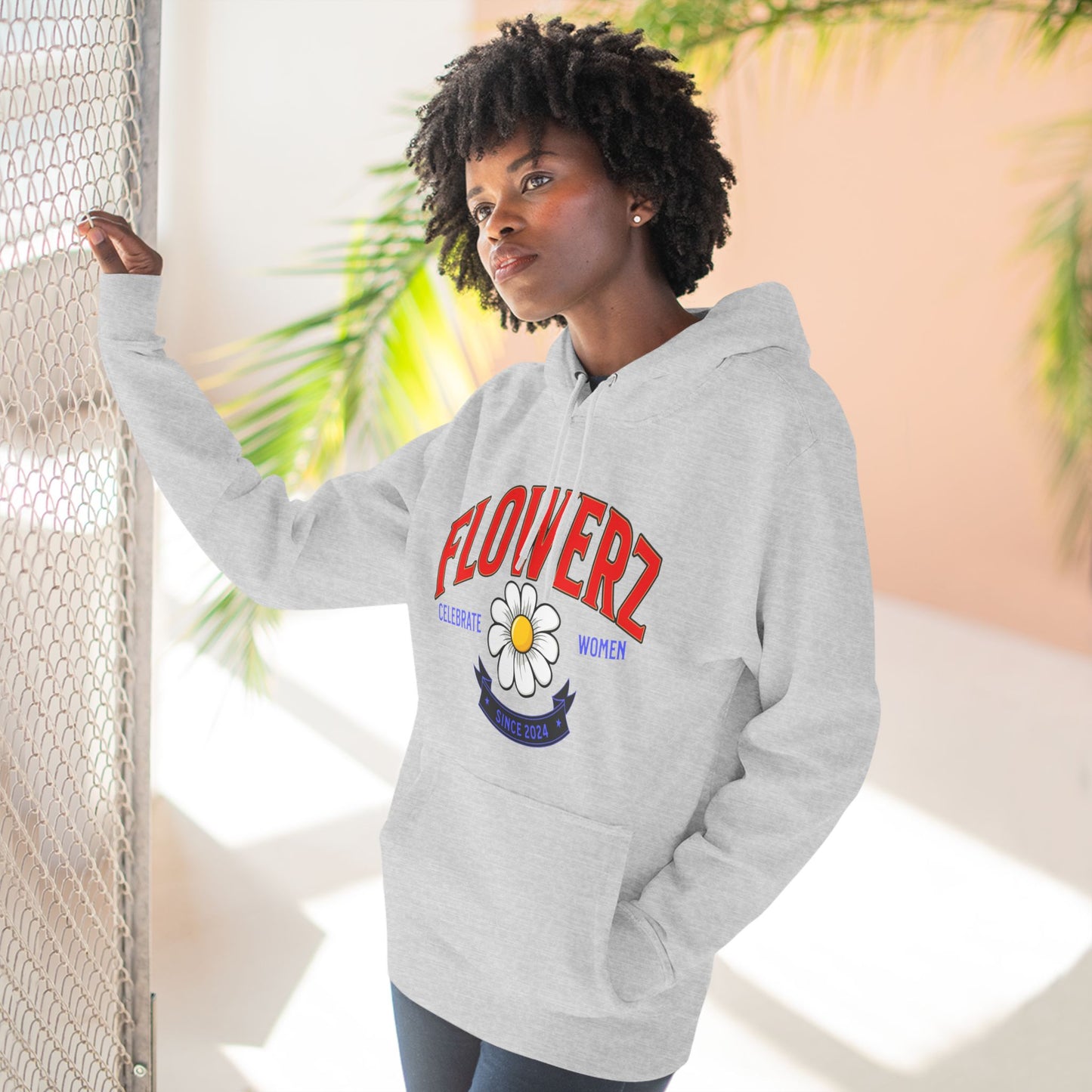 FlowerZ Brand Fleece Hoodie