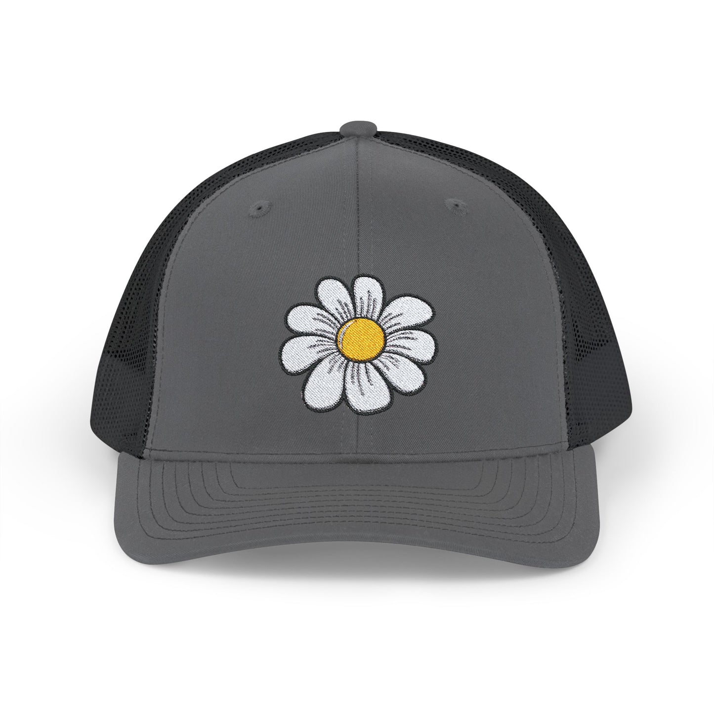 Snapback Trucker Cap with Flower logo