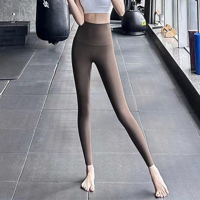 Fleece Thickened Leggings Winter -20 To 5 Shark Pants For Women High Waist Tight Skinny Tummy Control Buttocks Slimming Yoga Pan
