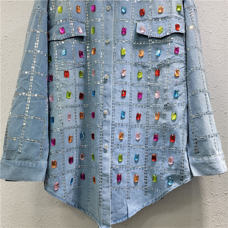 Blue Denim Shirt Jacket