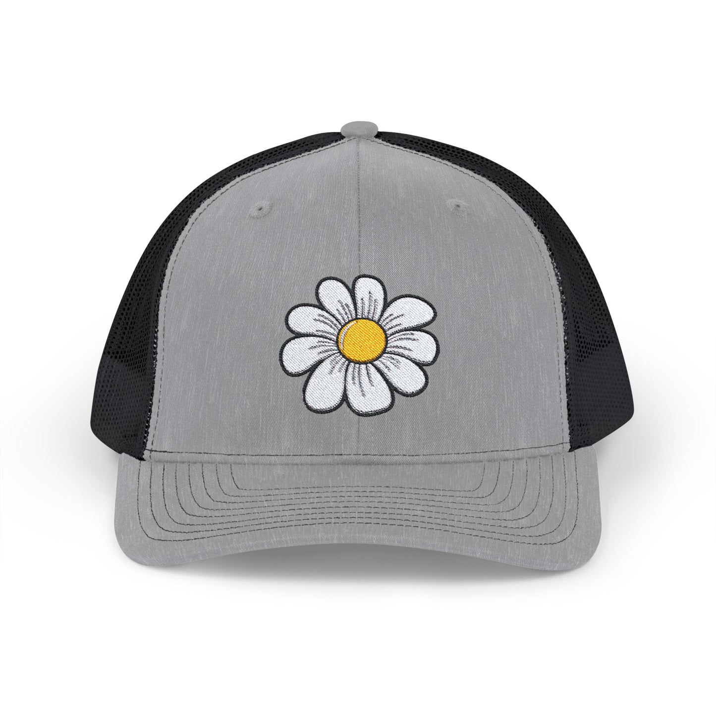 Snapback Trucker Cap with Flower logo