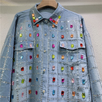 Blue Denim Shirt Jacket