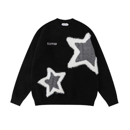 Oversized Star Sweater