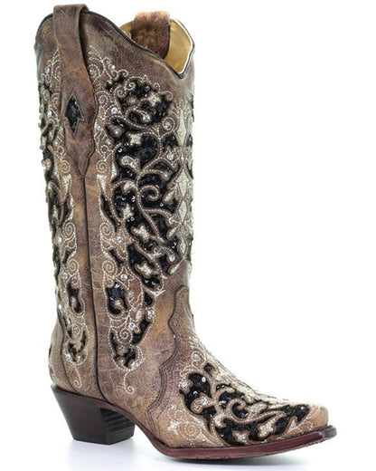 Women’s Floral Embroidered Tall Boots