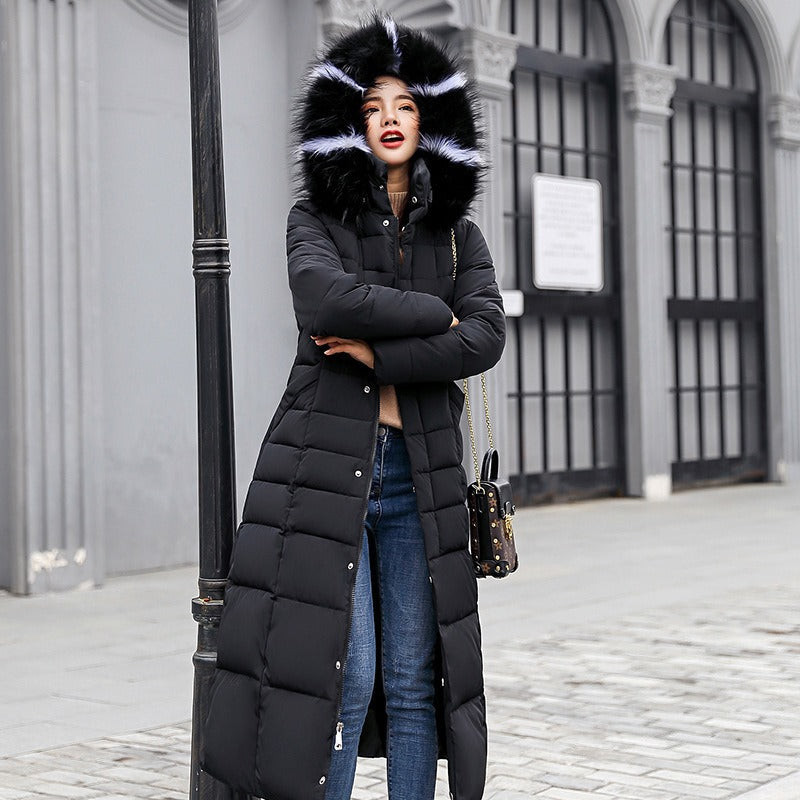 Long Hooded Padded Coat