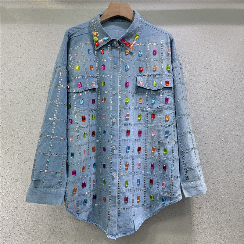 Blue Denim Shirt Jacket