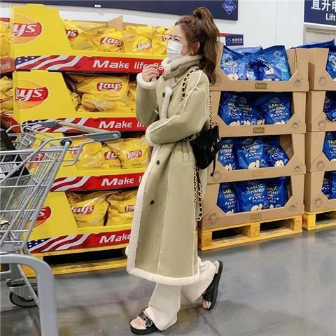 Lamb Fur Coat For Women's Winter Thickened Women's Jacket