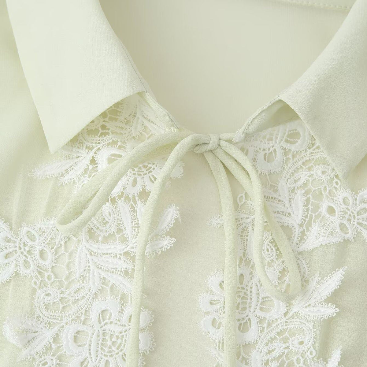 Lace V-Neck Blouse