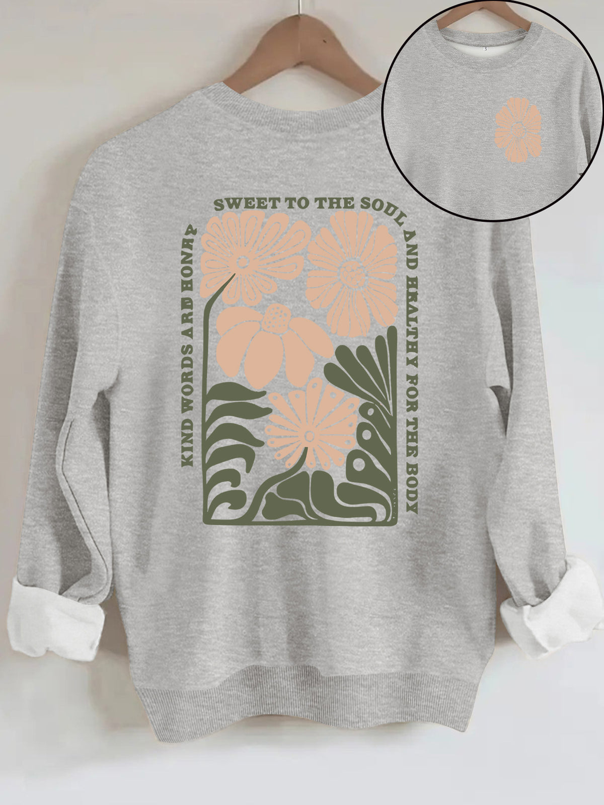 Printed Fleece Sweatshirt