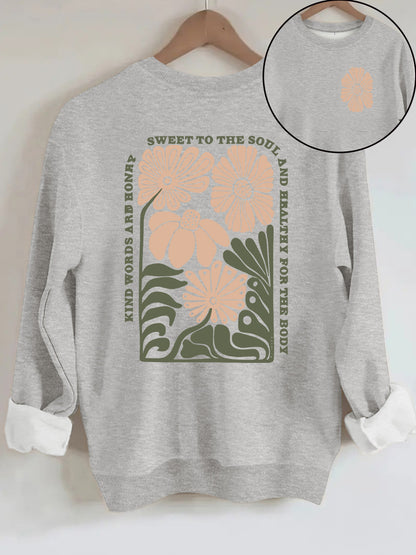 Printed Fleece Sweatshirt