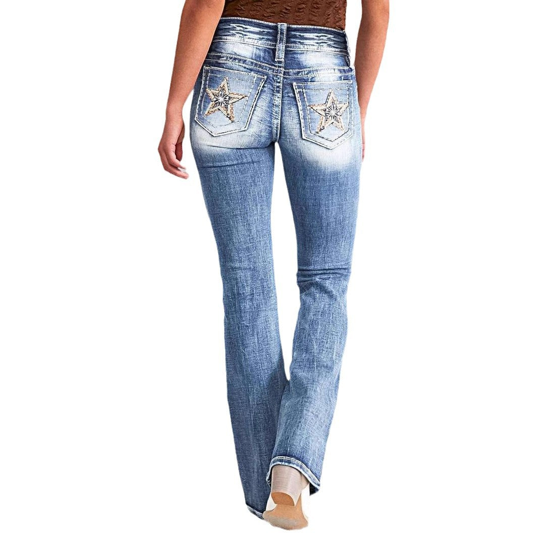 Star Bootcut Jeans