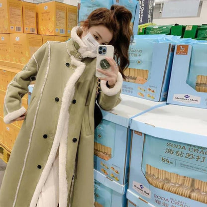 Lamb Fur Coat For Women's Winter Thickened Women's Jacket
