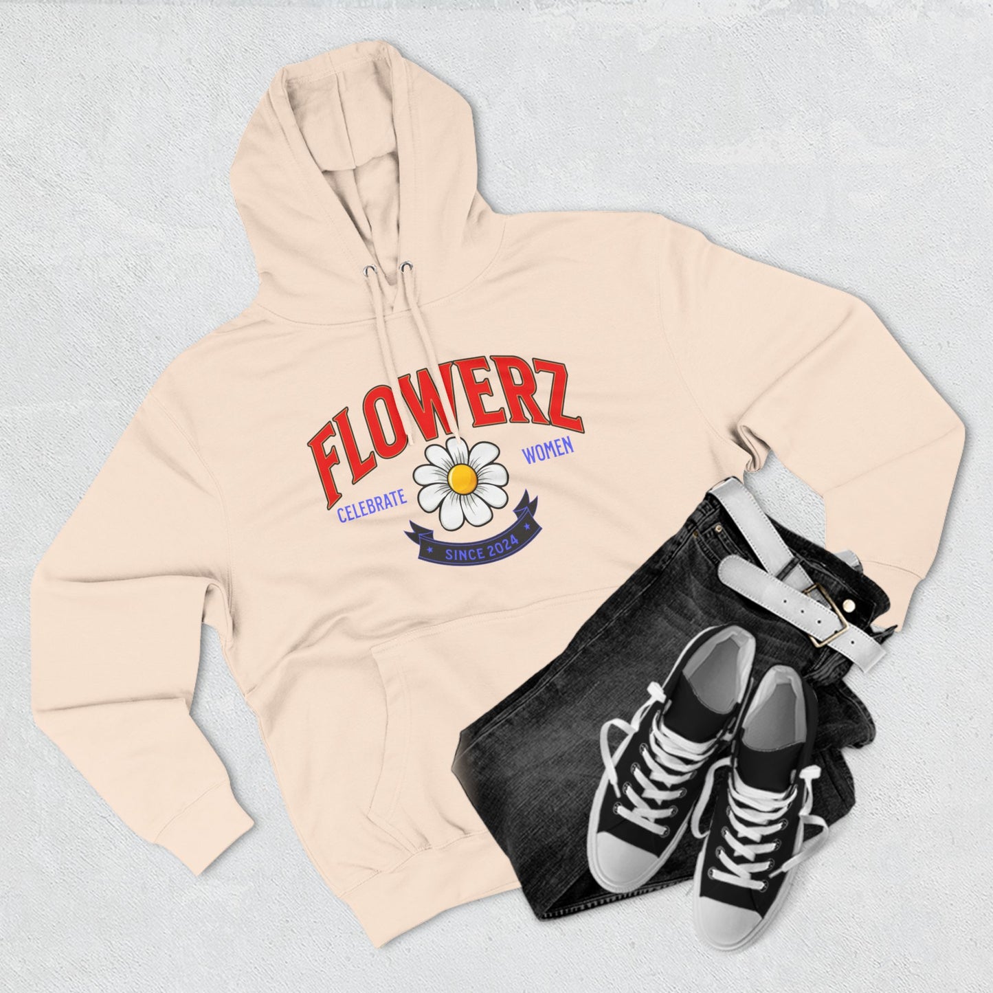 FlowerZ Brand Fleece Hoodie