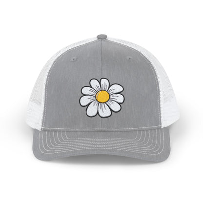 Snapback Trucker Cap with Flower logo