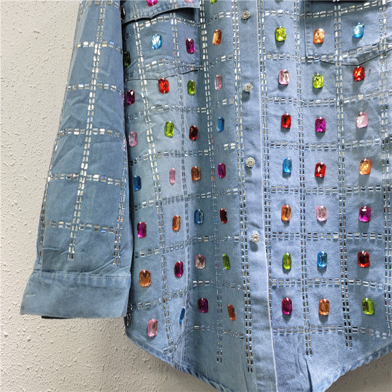 Blue Denim Shirt Jacket