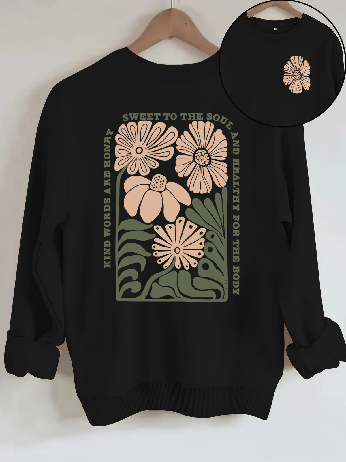 Printed Fleece Sweatshirt