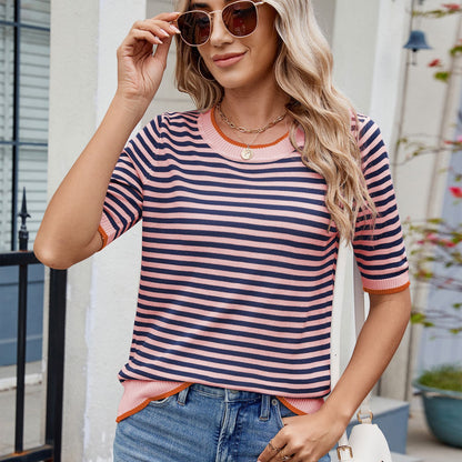 Striped Short-Sleeve Tee