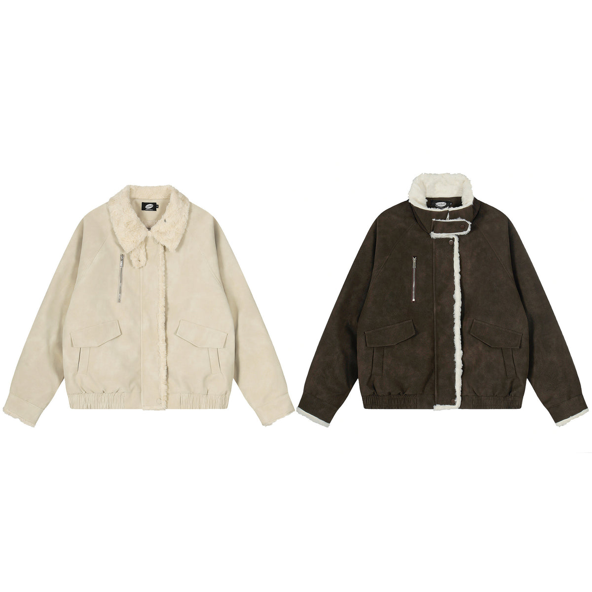 Stand-Collar Zip Coat