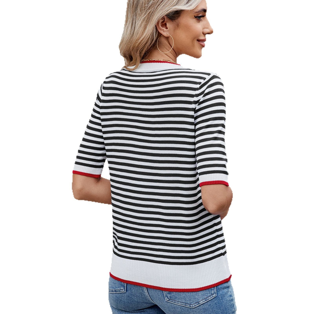 Striped Short-Sleeve Tee