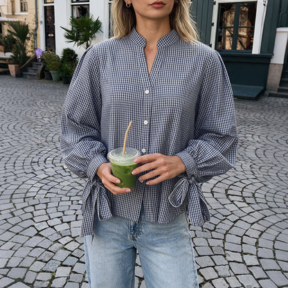 Navy Plaid Shirt