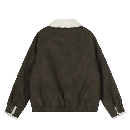 Stand-Collar Zip Coat