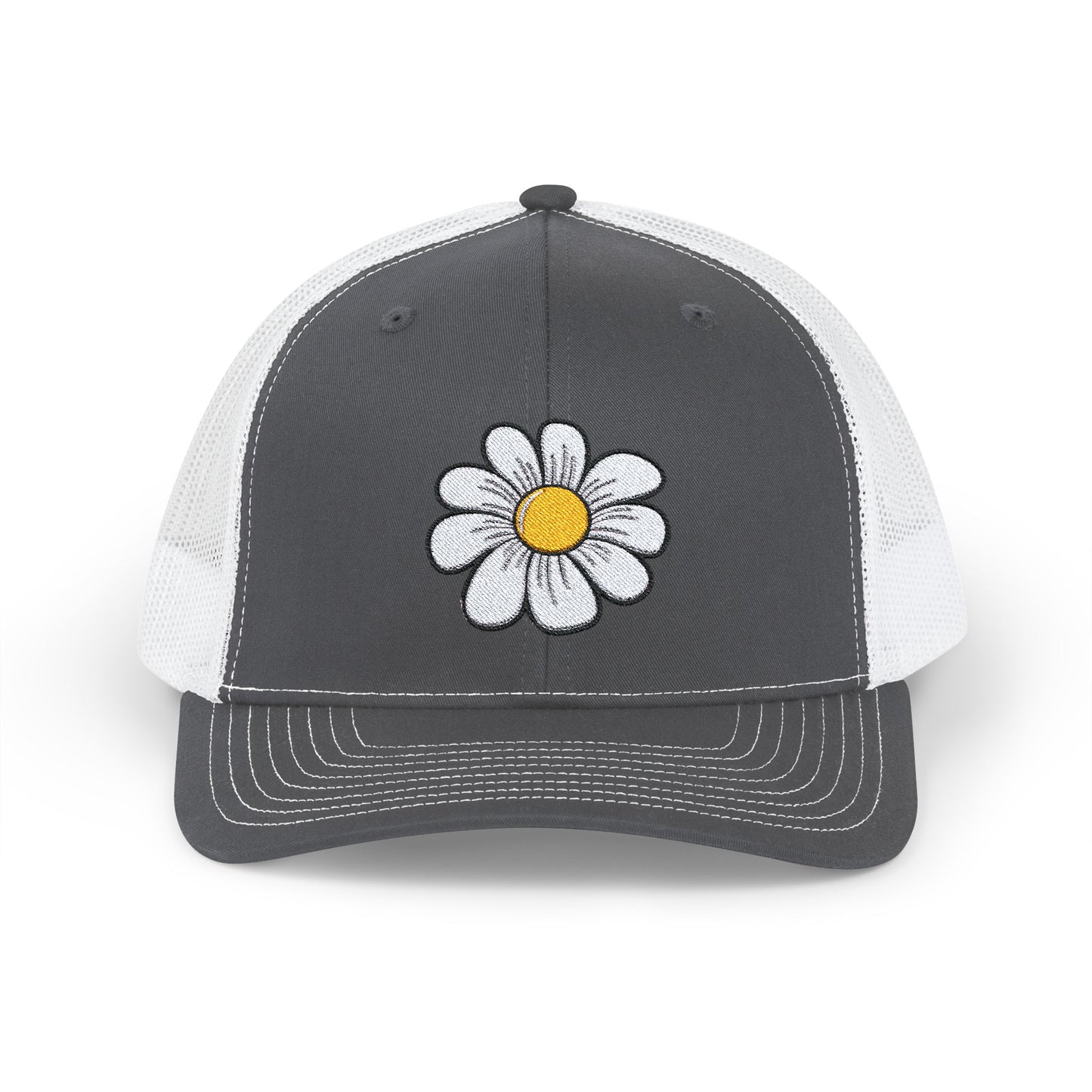 Snapback Trucker Cap with Flower logo