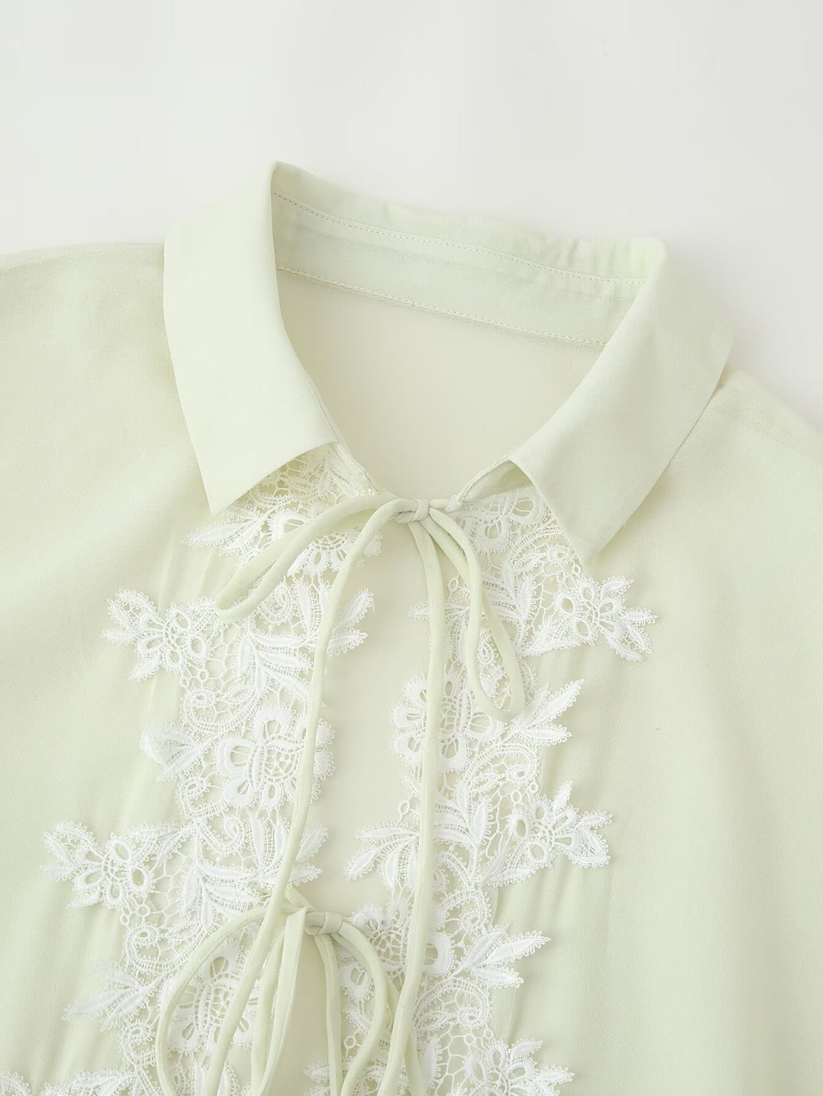 Lace V-Neck Blouse