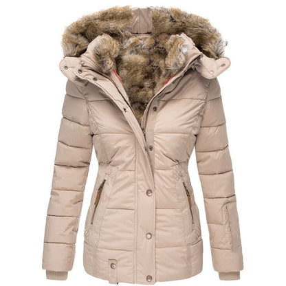 Slim-Fit Hooded Zip Coat