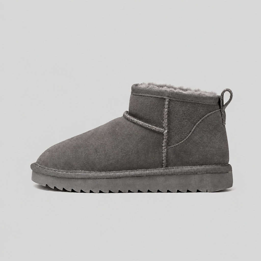 Women's Fleece-Lined Leather Winter Boots