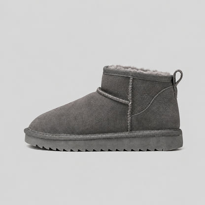 Women's Fleece-Lined Leather Winter Boots