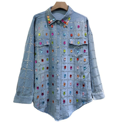 Blue Denim Shirt Jacket