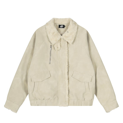 Stand-Collar Zip Coat