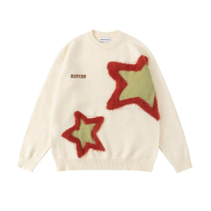 Oversized Star Sweater