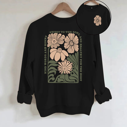 Printed Fleece Sweatshirt