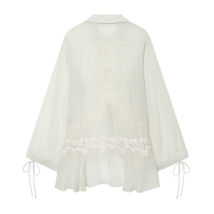 Lace Collar Blouse