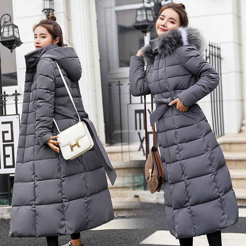 Long Hooded Padded Coat