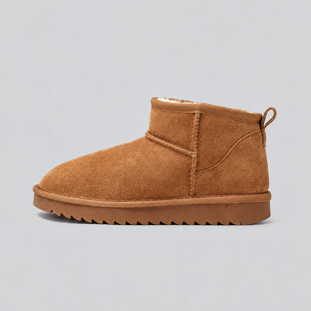 Women's Fleece-Lined Leather Winter Boots