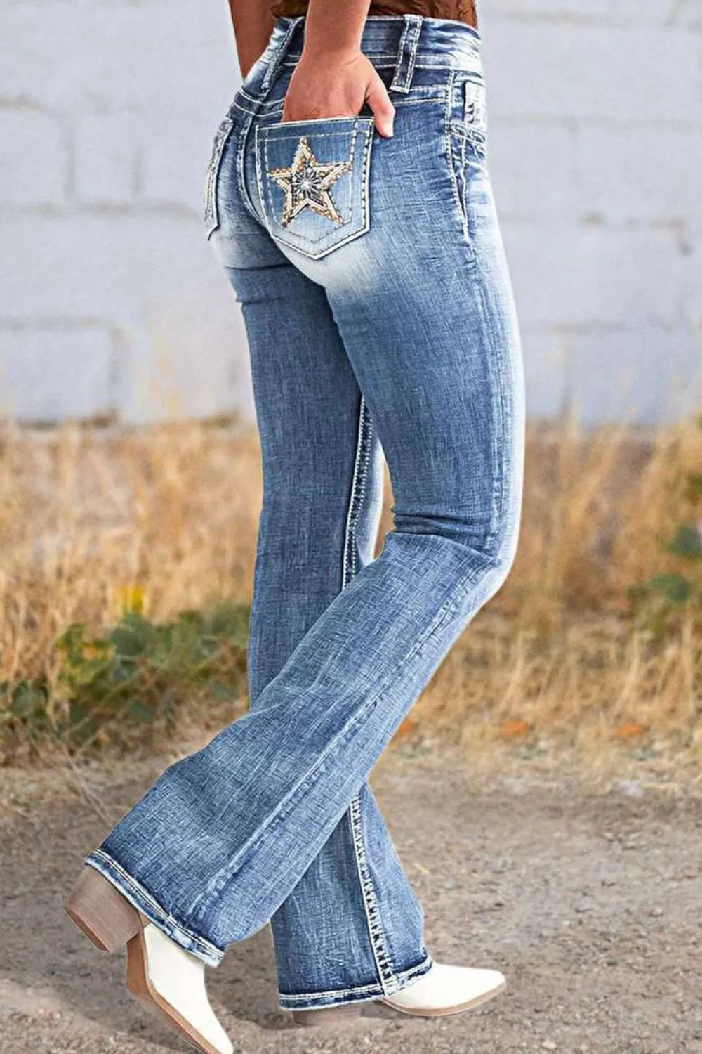 Star Bootcut Jeans