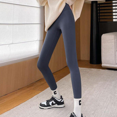 Fleece Thickened Leggings Winter -20 To 5 Shark Pants For Women High Waist Tight Skinny Tummy Control Buttocks Slimming Yoga Pan