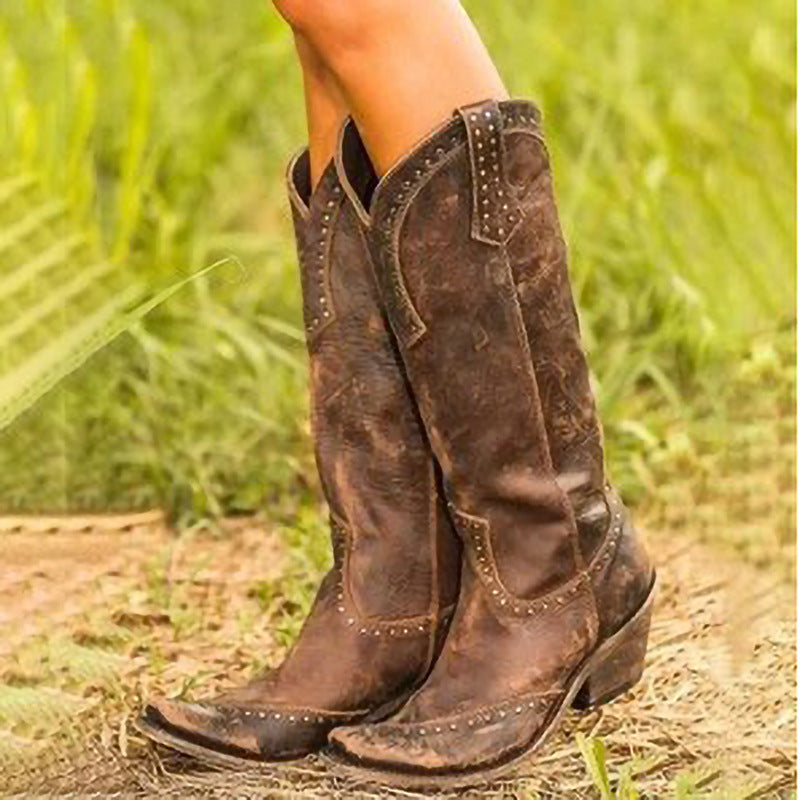 Women’s Studded Tall Boots