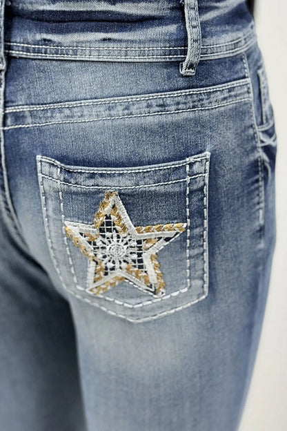 Star Bootcut Jeans