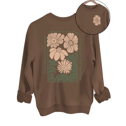 Printed Fleece Sweatshirt