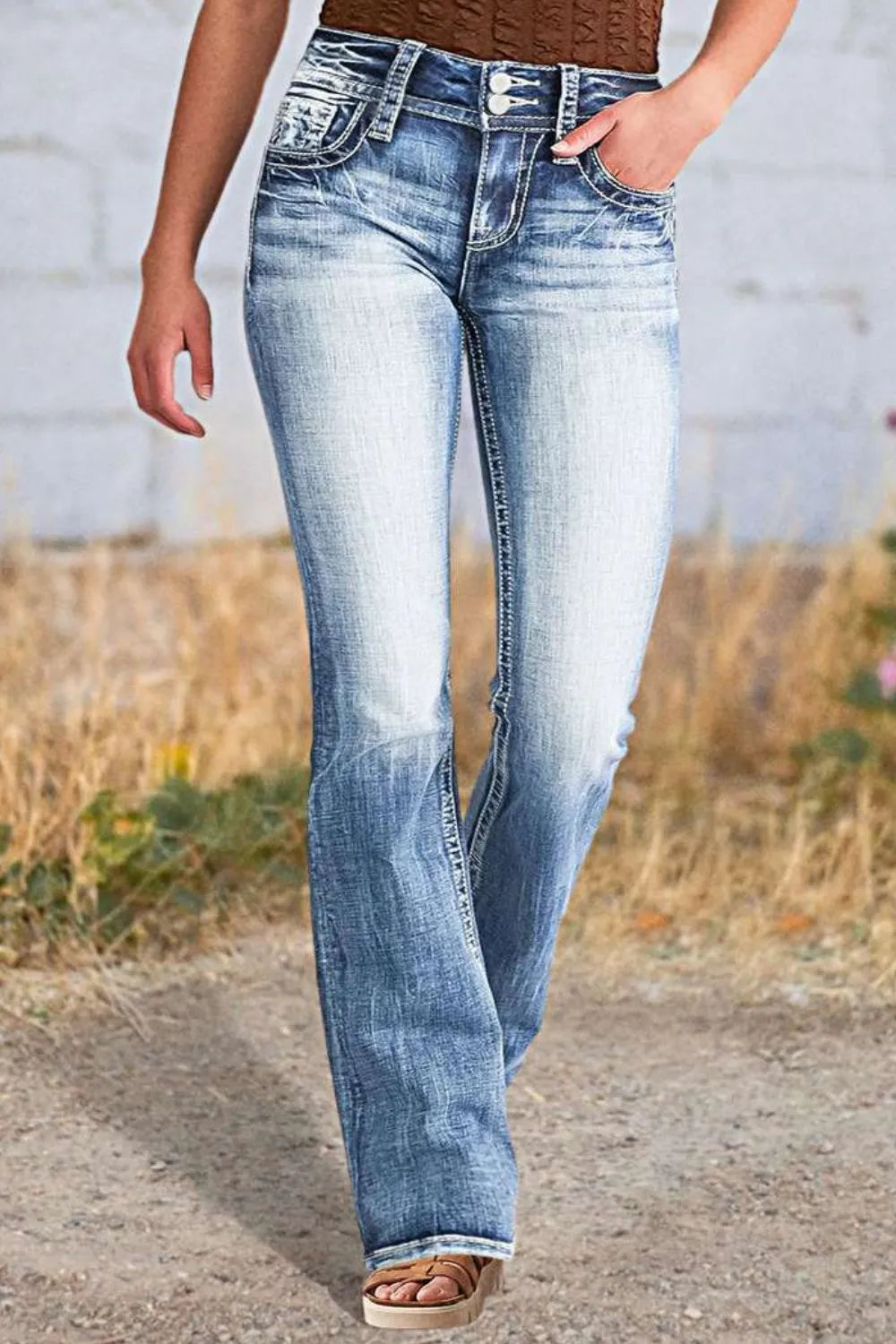 Star Bootcut Jeans