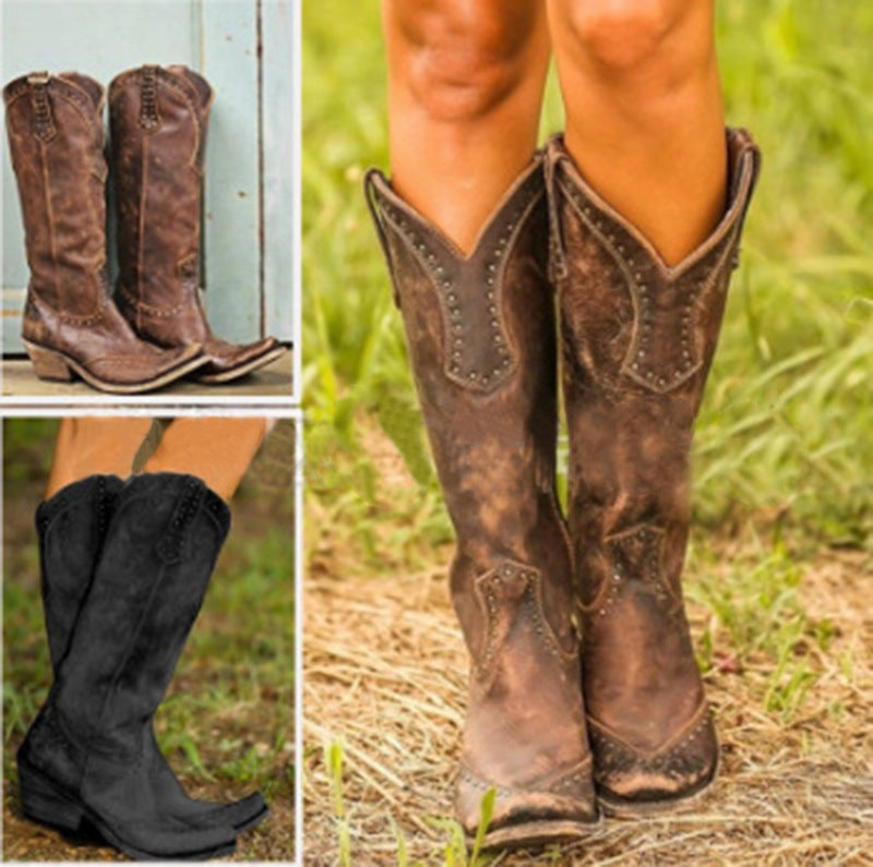 Women’s Studded Tall Boots