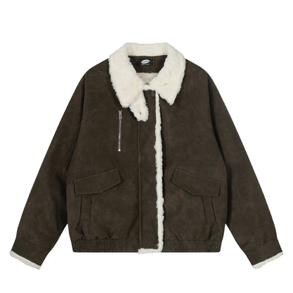 Stand-Collar Zip Coat