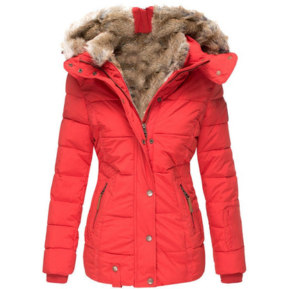 Slim-Fit Hooded Zip Coat
